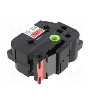 TZE-461 Tape; 36mm; 8m; red; Character colour: black; laminated,glued VDh0ArF9uP_wSkXmYBhzesGxYvmQU4OAU0-gHmLBX5I