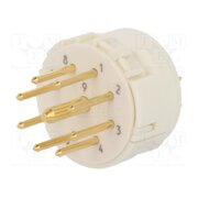 09151092602 Connector: M23; contact insert; PIN: 9(1+8); male; soldering; 200V KNEAHaF4PpN7tFkqr3bEZFVDPxs-pxiOGlgNnzkAUII