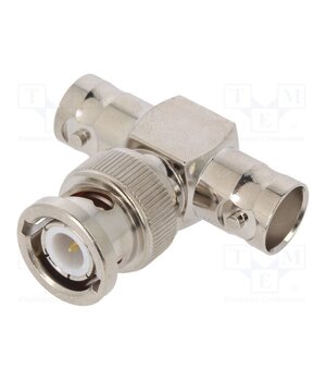 BU-P3285 T adapter; BNC male,BNC female x2; Insulation: PTFE; 50Ω dERghnQ8i_Ts1QiHa68w28antjFblg6WXgHLMIjL57k