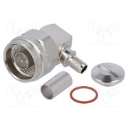 J01020A0097 Connector: N; plug; male; angled 90°; 50Ω; soldering,crimped; PTFE 0_ACtAgdV_OtHWq_cwCkSEnPn2Lnz3NDVEob_Yh6V6k
