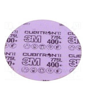 775L P400 150MM CUBITRON II Sanding plate; 150mm; Granularity: 400; with holes; Mounting: bur B54QG3ychLk1N9iCnCjSXa4jGLkCt09AC4l7ZFAFDdk