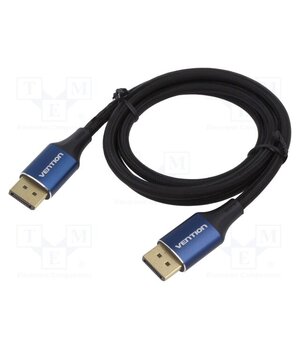 HCELH Cable; DisplayPort plug,both sides; PVC; textile; Len: 2m; black YNLWi6ESBQJBxPiFCrGCQmG9LRiVRXOTpUWosBxZ7I8