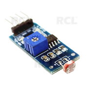 OPTINIS jutiklis jautrus šviesai LM393 tinka Arduino, 4pin. CJJ0036.jpg