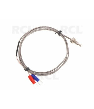 Temperature Sensor M6,  K-type 0-600C, 1m CJJ0082.jpg