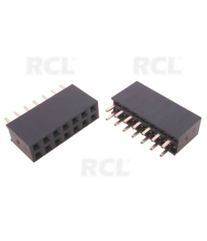 SOCKET 2x7pin 2.54mm, 3A 250VAC,  soldered CJL4072.jpg