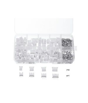 Connector set XH r-2.54mm, 2-3-4-5pin, 230pcs CJR004D+1.jpg
