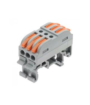 Универсальный разъем PCT-223D, 2x3 - 4мм2, 400В/32А, DIN-рейка, складной CJW2340DIN.jpg