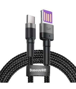 KABELIS 2.0 USB A <-> USB-C (Type C), Super Quick Charge 40W 5A, 1m pynė, CATKLF-PG1, Baseus CKAK164J1.jpg