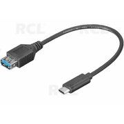 KABELIS 3.0 USB A(L) <> USB-C (Type-C) (K), 0.15-0.2m, 5 Gbit/s, apkrovai iki 4.5W, OTG funkcija CKAK165_02.jpg