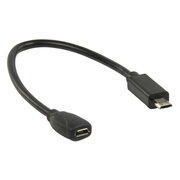 DUOMENŲ KABELIS micro USB (K) - micro USB (L), 0.2m, OTG,  išmaniesiems telefonams CKAK173.jpg