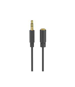 LAIDAS AUSINIŲ laidui prailginti 3.5mm Jack, 5m GOLD CU slim, varinis, lankstus CLA634GW_5+1.jpg