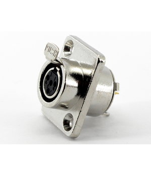 SOCKET XLR 4pin mini, Panel mounting CLI4544.jpg
