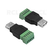 SOCKET USB A type with contact block 5pin CLI810L5.jpg