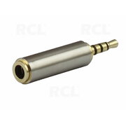 ADAPTERIS Jack 2.5mm (K) / Jack 3.5mm (L), 4 kontaktai, GOLD CPE401G.jpg