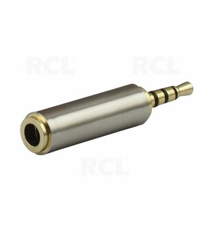 ADAPTERIS Jack 2.5mm (K) / Jack 3.5mm (L), 4 kontaktai, GOLD CPE401G.jpg