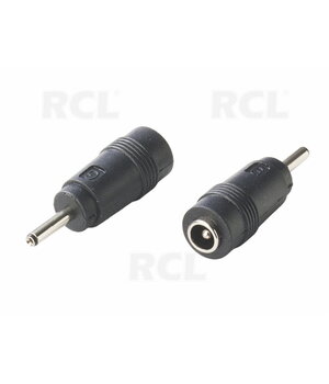 ADAPTERIS - PERĖJIMAS  DC ø2.1x5.5mm (L) <-> ø1.1x3.0mm (K) CPE61130.jpg