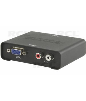 HDMI Converter VGA Female + 2x RCA Female - HDMI Output Black CPEKHDMI21+1.jpg