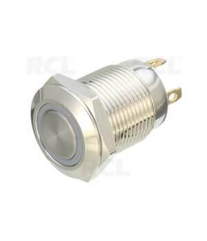 MYGTUKAS OFF-(ON) 12V DC, 3A, ø12mm, IP67, su balta LED indikacija CPR01911B.jpg