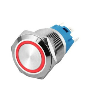 SWITCH ON-OFF 250V AC, 3A, ø16mm, IP67, with red LED indication CPR01915R.jpg