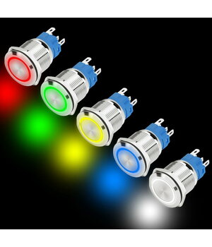 PUSH BUTTON SWITCH OFF-(ON) 250V AC, 3A, ø16mm, IP67, with green LED indication CPR01917.jpg