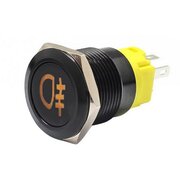 CONNECTOR without fixation 12-24VDC, 16mm, black, for rear fog lamp, with yellow backlight CPR4316PJ_2.jpg