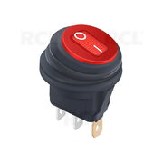 ROCKER SWITCH 10A 125VAC / 6A 250VAC, round, IP65, with red indication, ON-OFF CPR479R.jpg