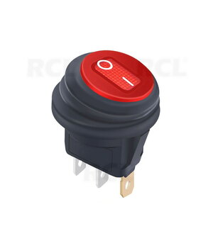 ROCKER SWITCH 10A 125VAC / 6A 250VAC, round, IP65, with red indication, ON-OFF CPR479R.jpg