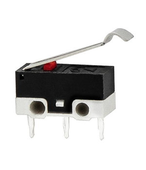 MICROSWITCH ON-(ON), 1A/125VAC, 12.8x6.5x5.8mm with roller simuliation lever CPR705LS.jpg