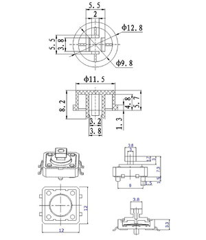 BUTTONS with handles set 25pcs CPRR02_b.jpg