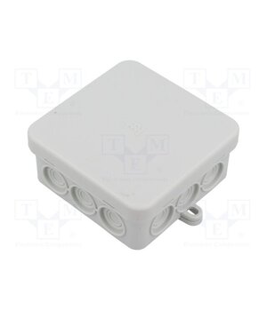 FD 12 L Enclosure: junction box; X: 85mm; Y: 85mm; Z: 40mm; IP55; light grey xmPyVnbmOwz2OZP9EXYv13DI90EwNsqEYtW7col-3Ec