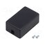 KM-3A BK Enclosure: for power supplies; X: 28mm; Y: 45mm; Z: 18mm; ABS; black k6qrxbsk4N8R5m_NI0tFWd5KZ55YRhl2wX_ONI3dosY