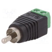 RCA-M-TB Transition: adapter; mono; terminal block,RCA plug; PIN: 2 A9XKOqyrsXz7qNwGIjY6FaJihblz2GTYttrhSfgbh6A