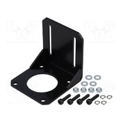 STEEL L-BRACKET FOR NEMA 23 Bracket; black; bracket,mounting screws; steel; 1pcs; NEMA 23 84nSrdfZCsAqPVK6Quo7_QT6b0DIYehmcTEV8Lg9a9o