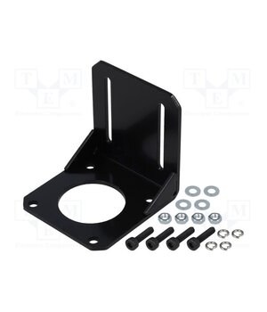 STEEL L-BRACKET FOR NEMA 23 Bracket; black; bracket,mounting screws; steel; 1pcs; NEMA 23 84nSrdfZCsAqPVK6Quo7_QT6b0DIYehmcTEV8Lg9a9o