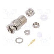 J01000B0608 Connector: BNC; plug; male; straight; 50Ω; clamp; for cable; PTFE AguUshB6ta3R-FtppsuiZN2mfYMgcJKlcFydfndsf6Y