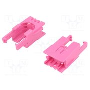 ROMI CHASSIS MOTOR CLIP PAIR - PINK Bracket; pink; POLOLU Romi VC2vosukWjvtwfgjbo6Dd9mQqwj7Lgo0DBEoRJM6TnU