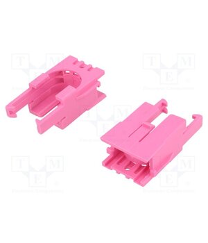 ROMI CHASSIS MOTOR CLIP PAIR - PINK Bracket; pink; POLOLU Romi VC2vosukWjvtwfgjbo6Dd9mQqwj7Lgo0DBEoRJM6TnU