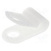 FIX-CC-25 Fixing clamp; Cable P-clips; ØBundle : 3.2mm; polyamide; natural ABpDfGSlasusDL25EiwI4JVZ0VdGnsja2Vp1-DJ8SJA