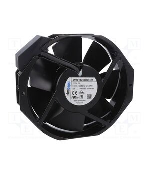 W2E142-BB05-01 Fan: AC; axial; 115VAC; 172x150x38mm; ball; 2800rpm; IP22 EIm6ljJ4mPaRT5IcdL0wW5e_Z35ZCMu_N0nl4E9nebs