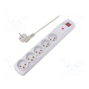 ACAR F5 1.5M GREY Plug socket strip: protective; Sockets: 5; 230VAC; 10A; grey sb1KhXKWRl71O4GzJPxJhj3g_ugCswC0ks5ll-jDEkc