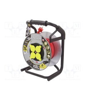 W-99246 Extension lead; H05RR-F; 3G1.5mm2; 20m; rubber; red; Sockets no: 4 Jw9wN82EebP6p2tPOqJo4RiaWhmh5oZqVbKnHsqgvuI