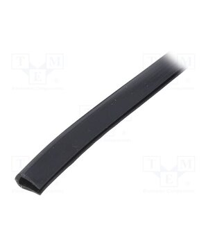 OKB-2 BLACK Hole and edge shield; PVC; L: 10m; black; H: 10mm; W: 5.5mm; -30÷70°C l-TiVV0UksYQGGXCUO8gDN5DWFzf_lNjhk8K6WpmfiI