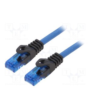 CPP005 Patch cord; RJ45 plug,both sides; U/UTP; 6a; wire; Cu; 5m; blue y_i_uH_TqZLKFdcmF5smlDeGyy6LId6B-CBLYJ8qjVw