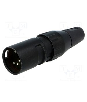 709-0500 Connector: XLR; plug; male; 7.5A; 50V; PIN: 5; straight; for cable ajSU4cINr4y8ma5bpSE5YCcE0MyrUYDv5Vjn-Ip7CXI