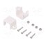 FIT0160 Bracket; white; plastic; 2pcs. jJwIU8gS8oyFzwnLqH4FzlPITHUmFLBZcyHnpdwGcgY