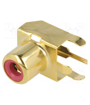 937 Connector: RCA; socket; female; angled 90°; THT; brass; gold-plated 9XfSuXfg5zRsLcKkNhGvN_wdR_GJFBftaQKNkVvj_LQ