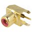 937 Connector: RCA; socket; female; angled 90°; THT; brass; gold-plated 9XfSuXfg5zRsLcKkNhGvN_wdR_GJFBftaQKNkVvj_LQ