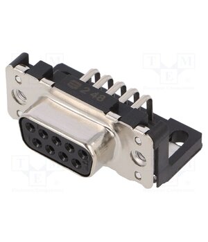 09661526612 Connector: D-Sub; PIN: 9; socket; female; on PCBs; angled 90°; THT PoT2S0sw230pbUnMujLtiT3wiG8tJZwJwuQgSjAOr5g