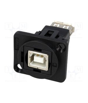 CP30207N Adapter; socket; USB A socket,USB B socket; FT; straight; USB 2.0 jaIYC9mERhHPH1OyFfy33h2RaCFVRD5DHHDOigobsxI