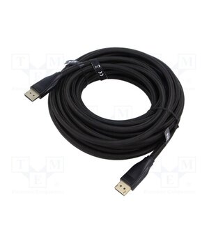 HCCBL Cable; DisplayPort plug,both sides; PVC; textile; Len: 10m; black j3ZOFkWpATlh-qh3wkwTyz8ZfOMMzu1MXi0GYi6HMRk